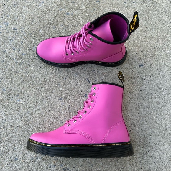 NEW Dr. Martens Zavala Thrift Pink Boots Women’s Size 9 READ - Picture 5 of 10